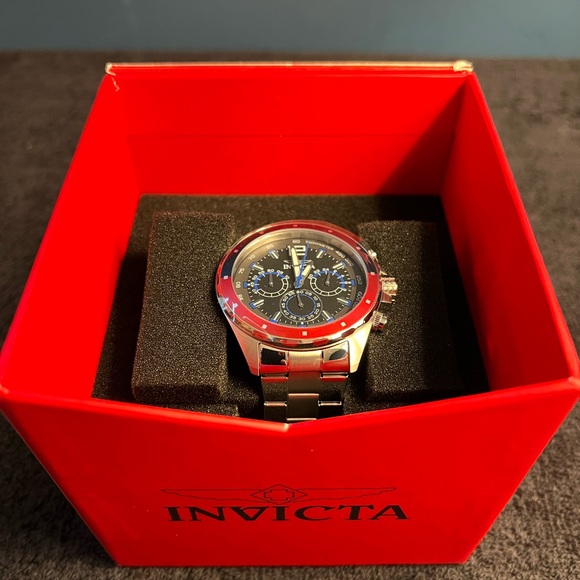 Invicta Speedway Men's Watch-44mm MOD-49362 Silver&Blue Dial(NWT) Limited!! - Picture 2 of 13